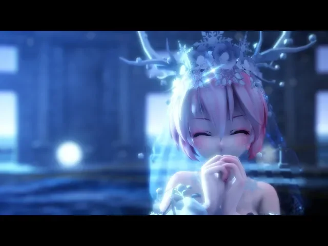 【mmd】「スターナイトスノウ starnightsnow」《snowy morning luka》